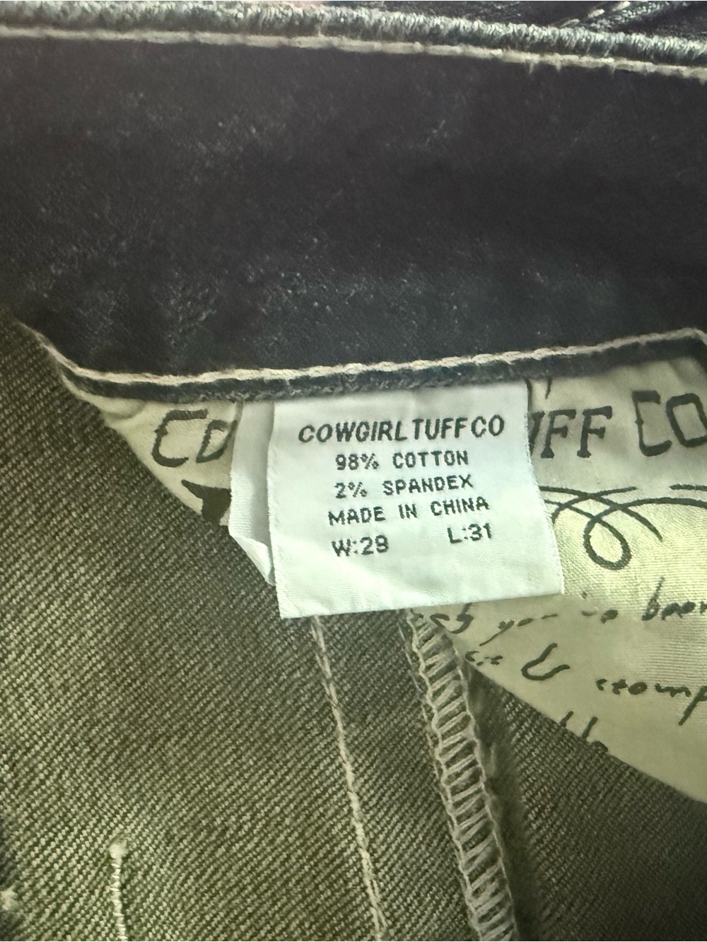 Cowgirl Tuff Jeans - Picture 4 of 4
